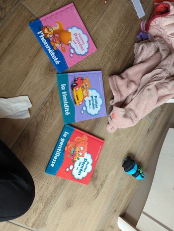 Lot de 3 petits livres sures valeurs