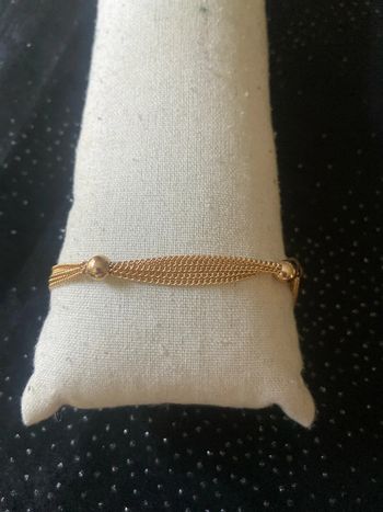 Bracelet multirang doré inoxydable