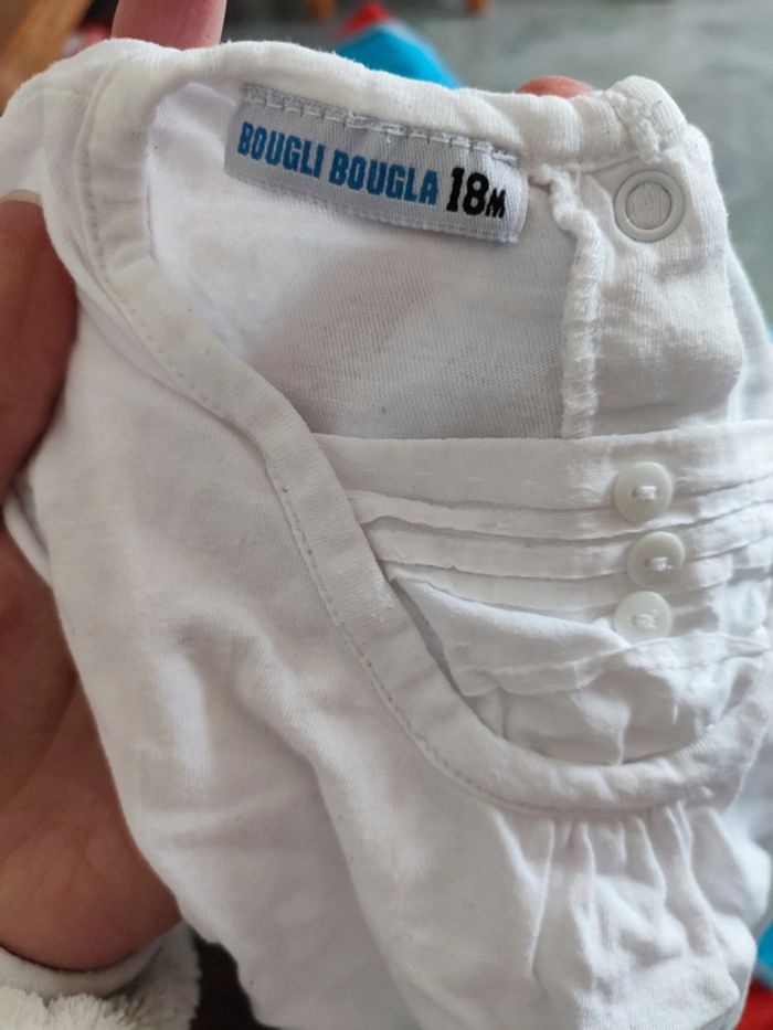 Débardeur blanc 18 mois fille - photo numéro 3