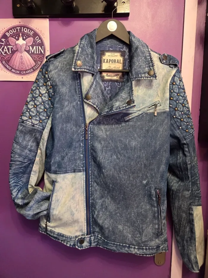 Veste en jean Kaporal T40 – Style rock & chic - photo numéro 2