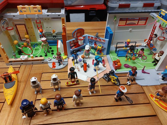 Lot playmobil gymnase boutique et salle de sport - photo numéro 7