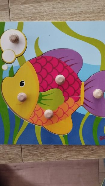 Puzzle poisson encastrement