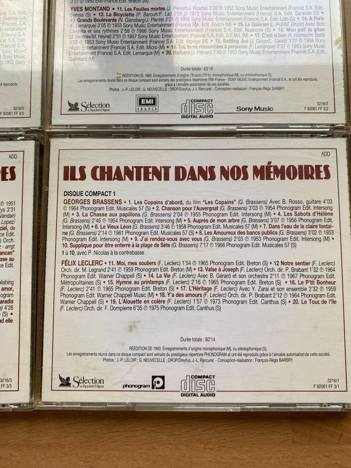 Cd musique variété - photo numéro 6