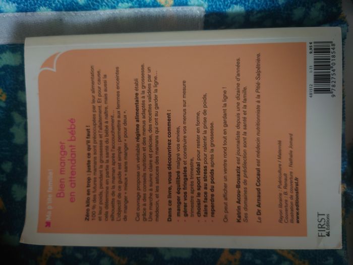 Livre bien manger en attendant bébé