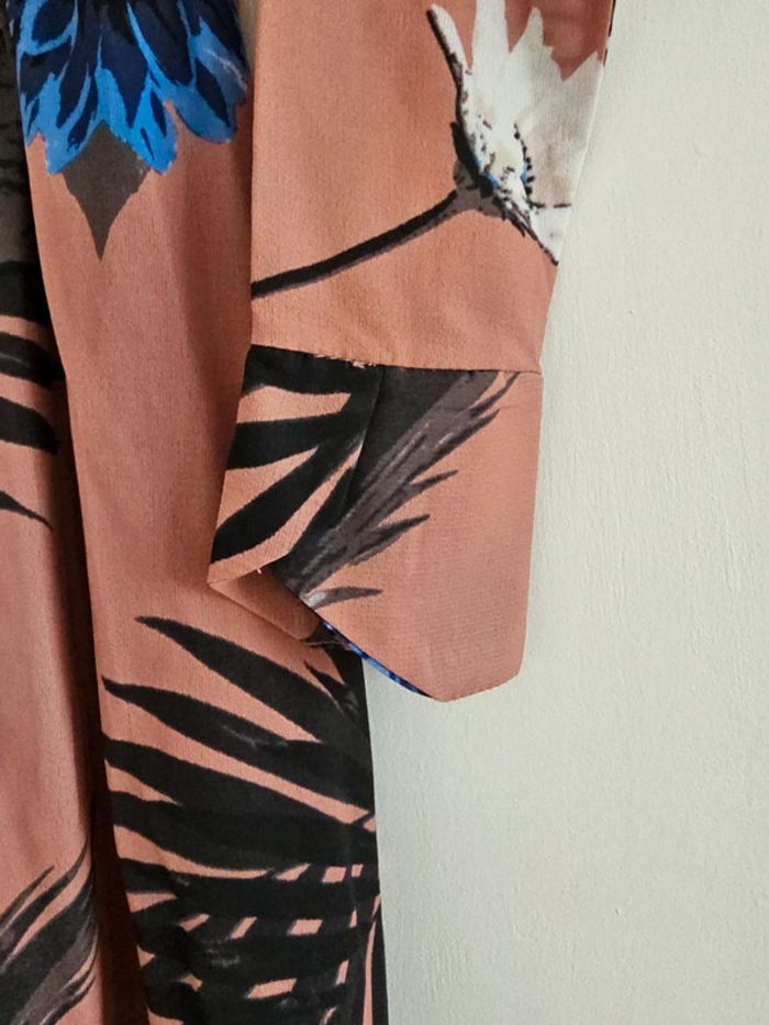 Robe à fleur vieux rose - photo numéro 2