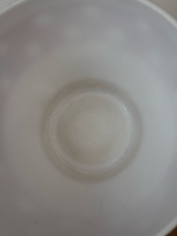 Vintage bol Arcopal Polka rouge avec défauts - photo numéro 10