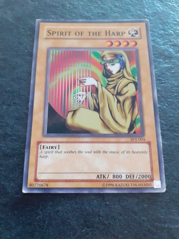 Carte Yu-Gi-Oh ! Spirit of the Harp SDJ-004