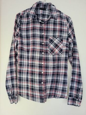 Chemise à carreaux manches longues Jennyfer
