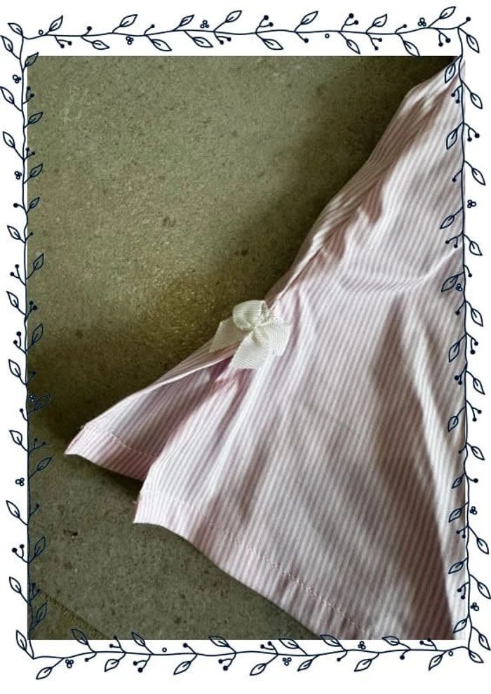Chemise rose et blanche à rayure sans manche Anna Scarpati, taille L - photo numéro 2