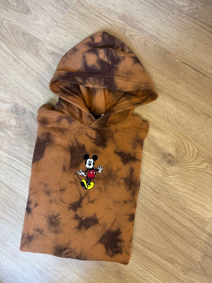 Sweat à capuche H&M Mickey Mouse marron