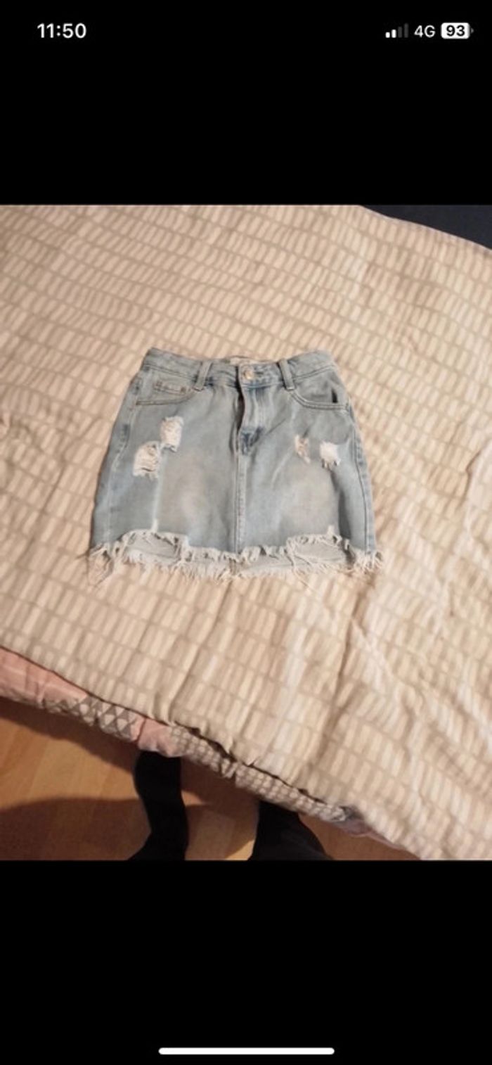 Jupe en jeans