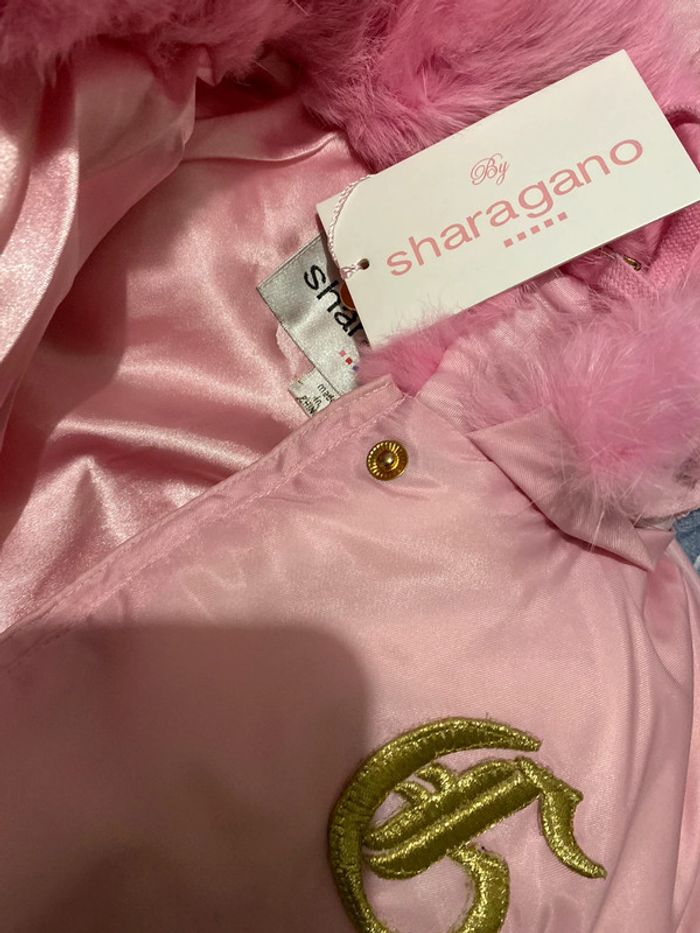 Blouson doudoune style yk2  sharagano rose 36 style yk2 - photo numéro 5