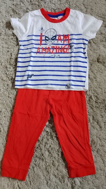 Pyjama léger Spiderman taille 2 ans