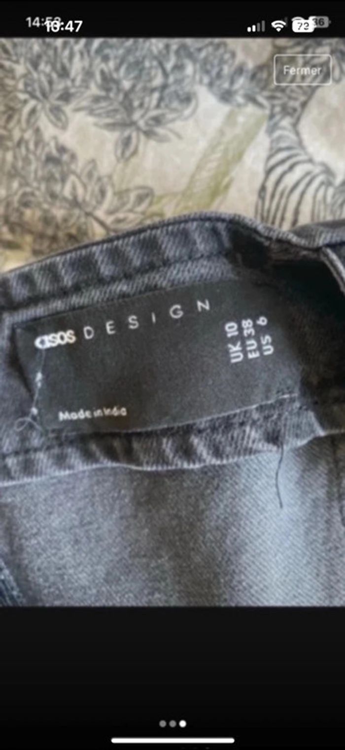 Robe Asos jean neuve 38 - photo numéro 3