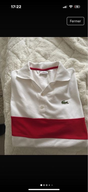 Polo Lacoste excellent état porté deux fois Max taille 3 