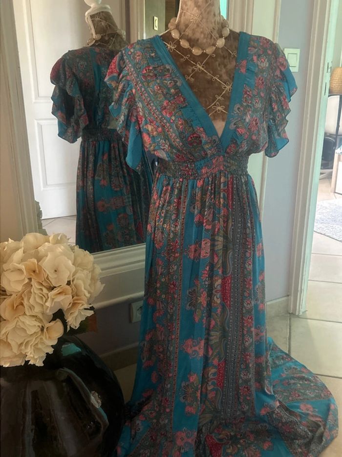 Robe longue d’été dos nu - photo numéro 2