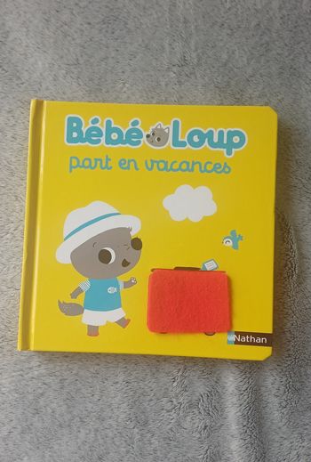Livre Bébé Loup part en vacances