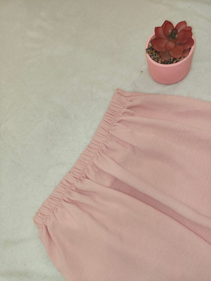 Robe courte évasée rose pâle femme - photo numéro 4