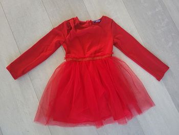 robe de fete rouge OKAIDI 5 ans