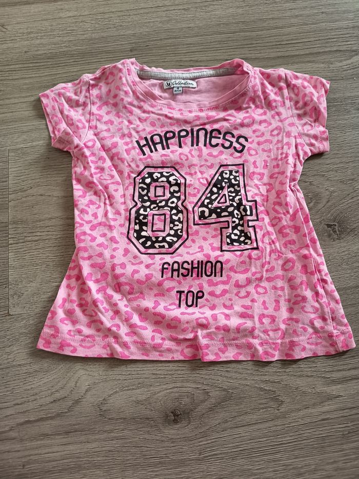 Tee shirt manche courte 4 ans