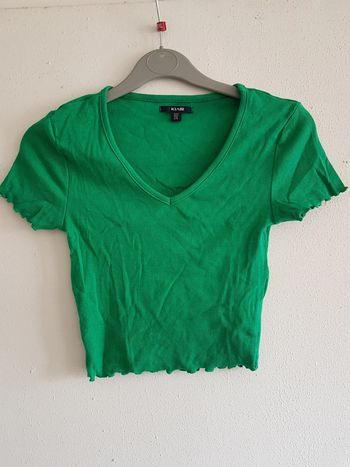 Top court XXS Kiabi vert