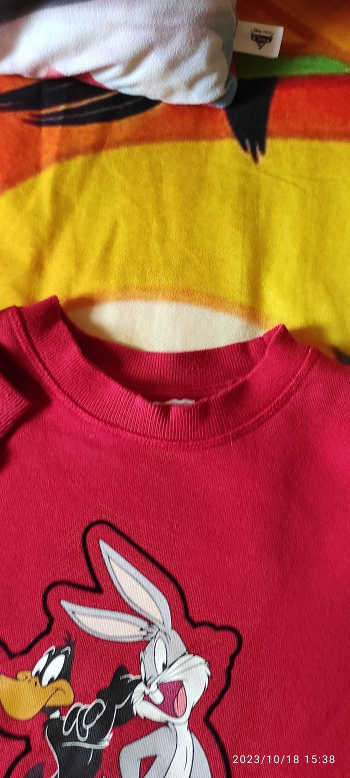 Lot 2 sweats Looney Tunes 6 ans - photo numéro 4