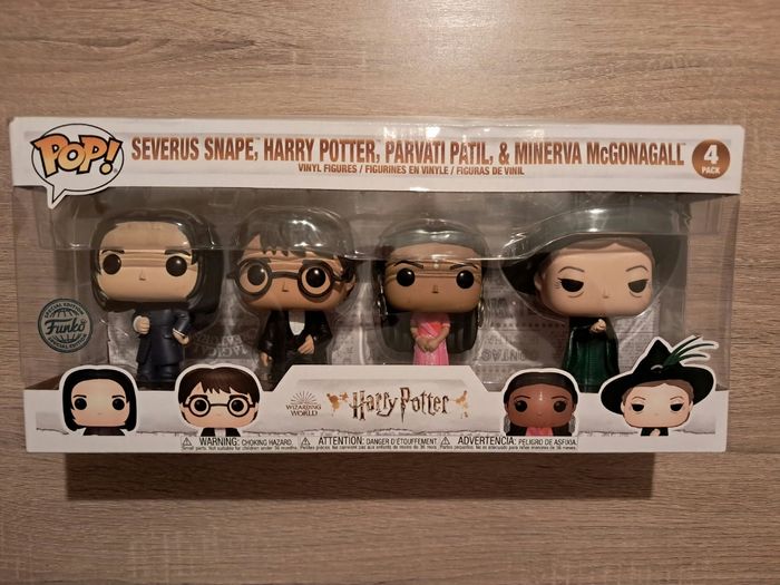 Pack 4 figurines Pop Harry Potter