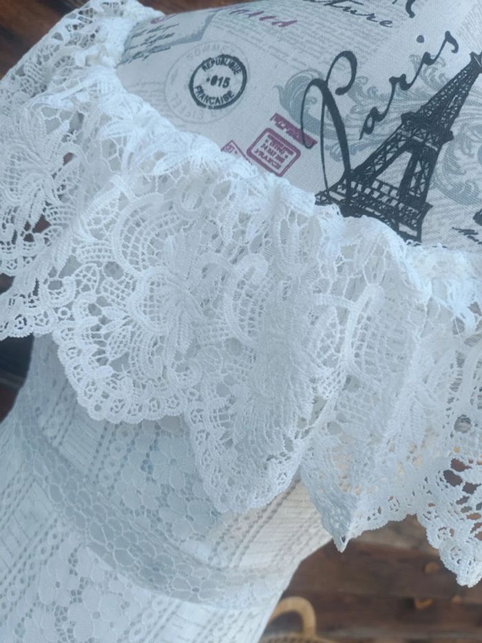 Superbe robe blanche longue Blanche neuve - photo numéro 5