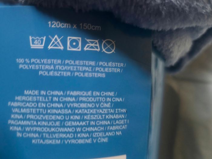 Plaid Stitch â capuche 120 cm × 150 cm - photo numéro 3