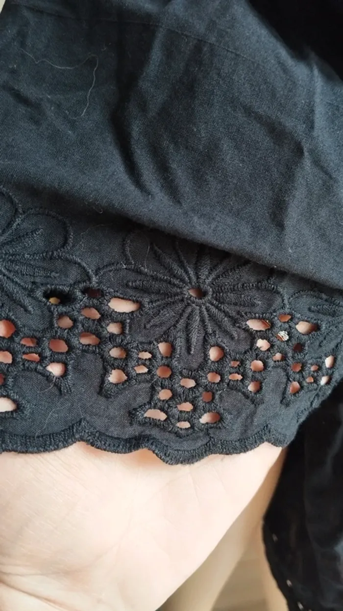 Top haut noir femme taille l - photo numéro 11