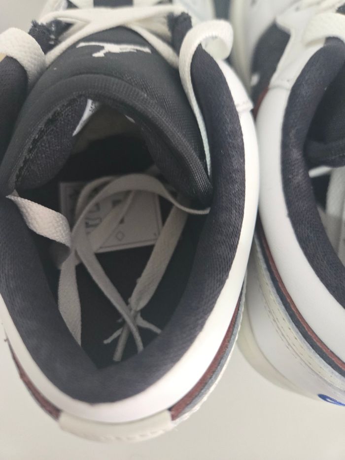 Nike Jordan 1 low taille 38 neuves blanc noir crème - photo numéro 5