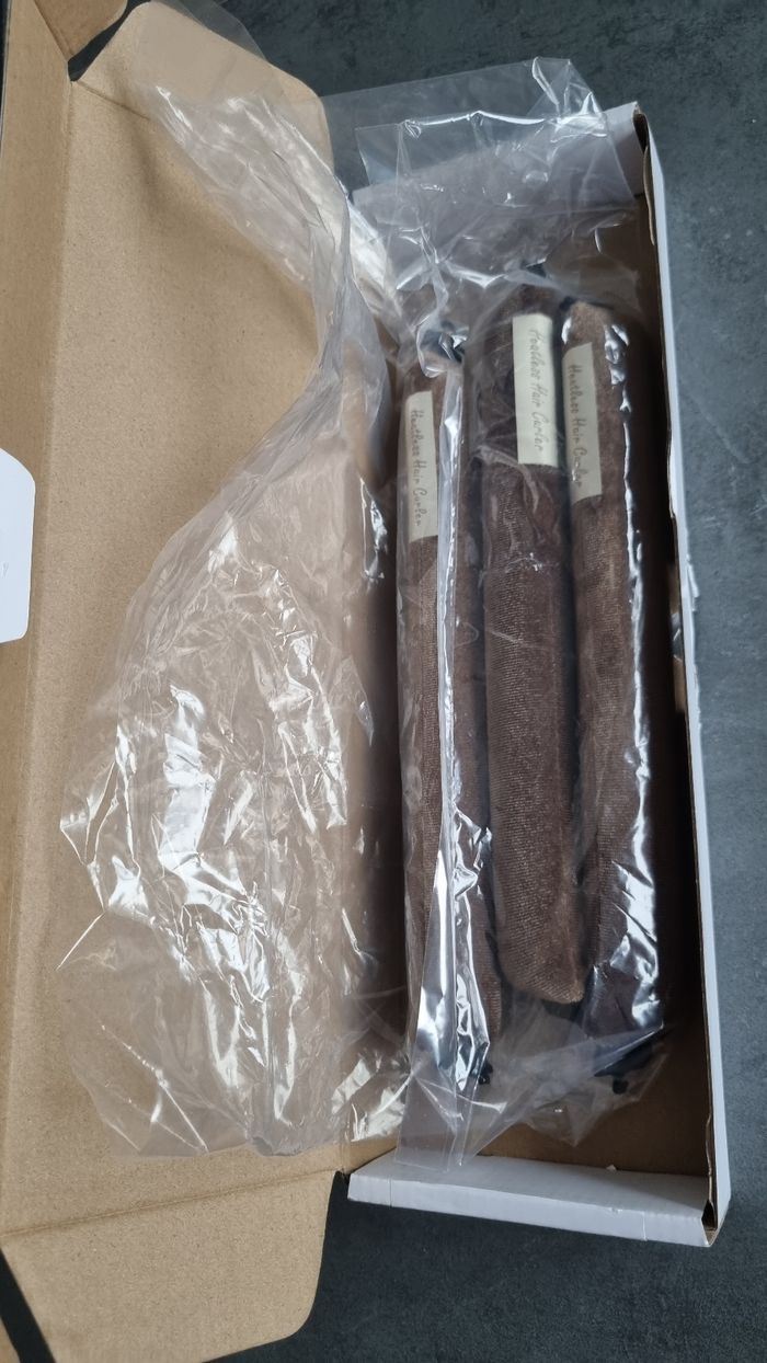 Lot de 3 Bigoudis Sans Chaleur Velours  NEUF - photo numéro 2