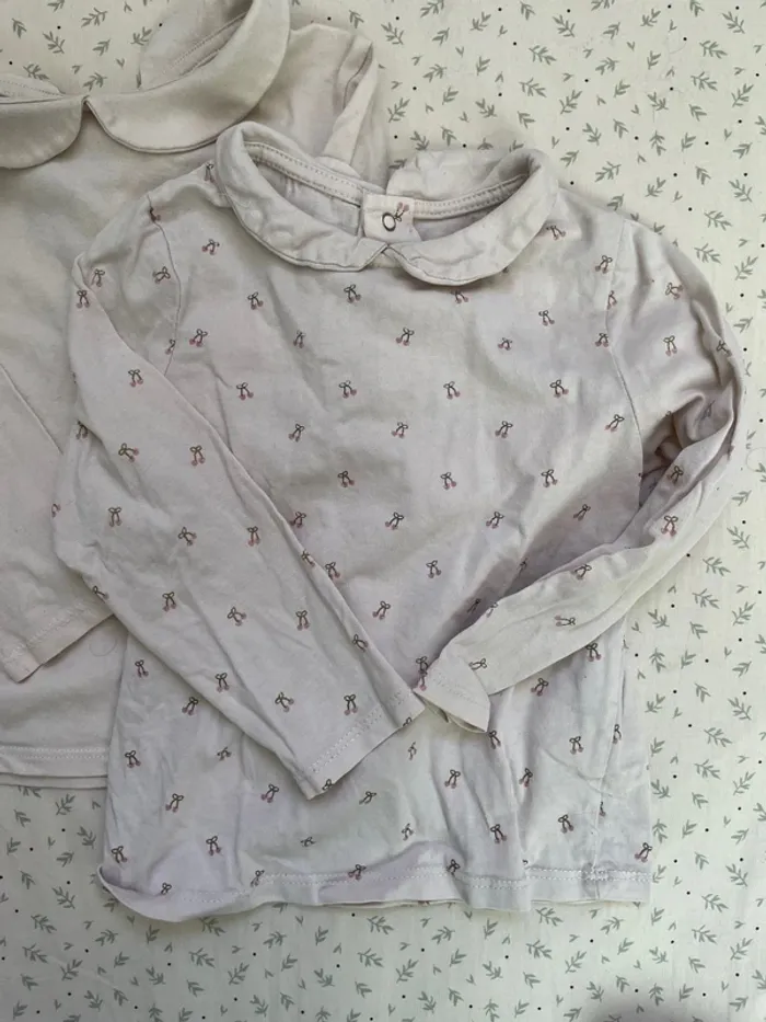 3 tee shirt a col 24 mois - photo numéro 3