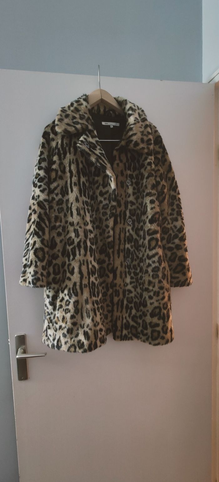 Manteau femme fausse fourrure Nina Kaufman en 36