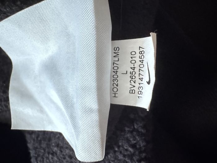 Sweat à capuche - Nike Noir - Logo Brodé Blanc - Taille L - photo numéro 6