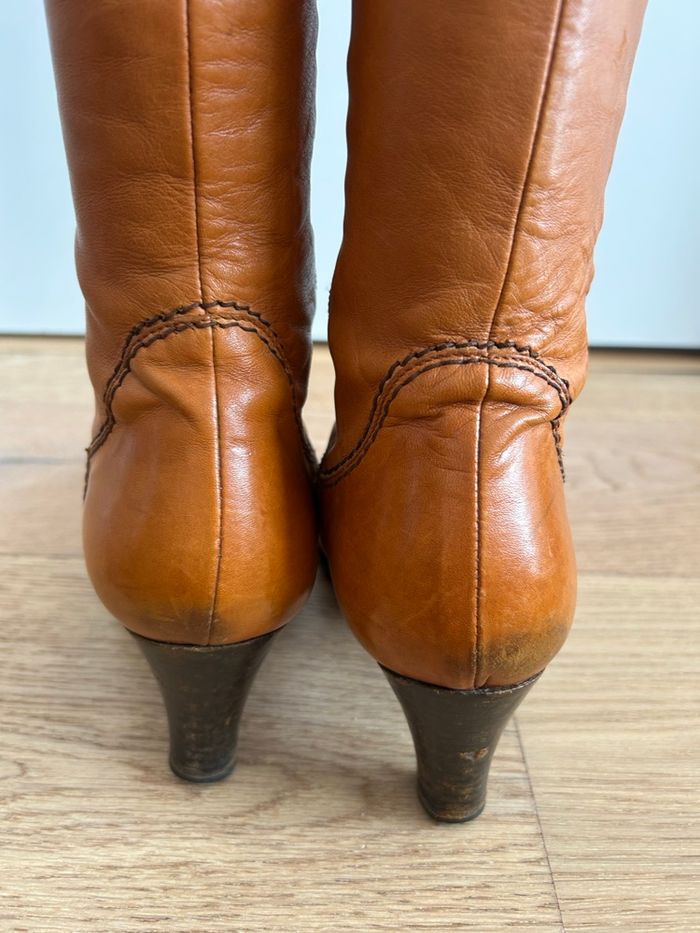 Bottes hautes cuir Billi Bi - photo numéro 7