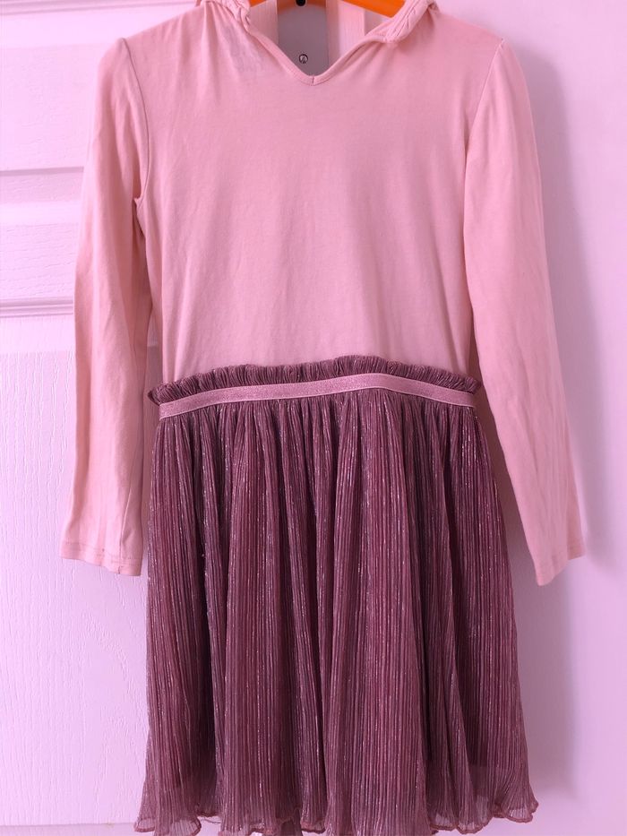 Robe rose manche longue 8 ans - photo numéro 2