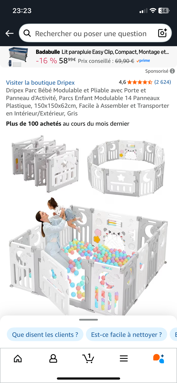 Parc bébé modulable - photo numéro 4