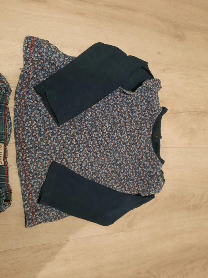 Ensemble chipie blouse+pantalon jean 18 mois tbe - photo numéro 2