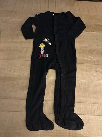 Pyjama bleu marine Snoopy 