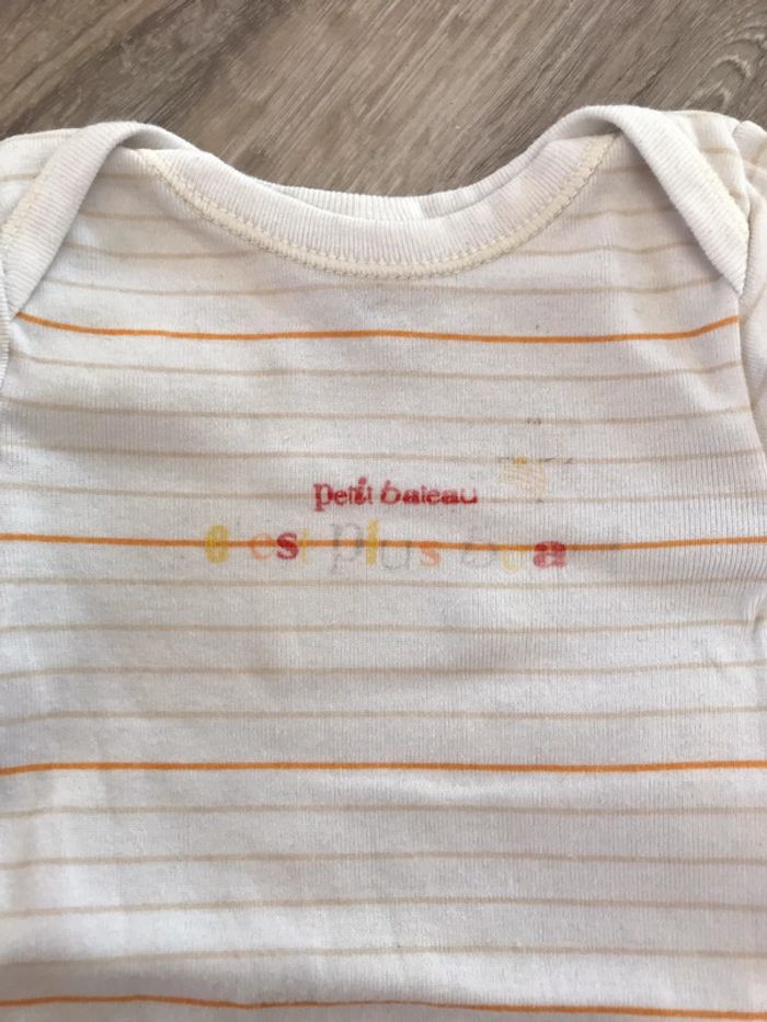 Lot 3 body manches longues mixte petit bateau - photo numéro 6