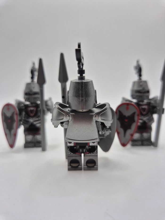 Figurines type lego 3 soldats chevaliers Chauves-Souris - photo numéro 4