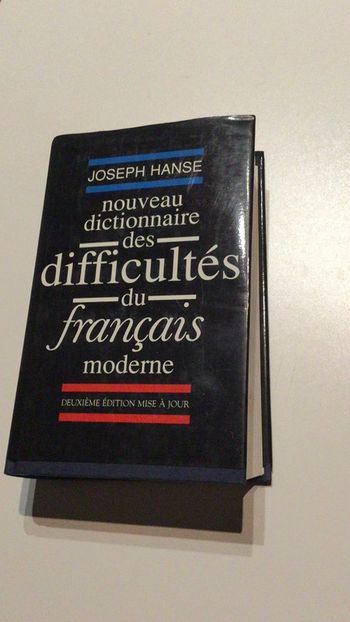 Dictionnaire difficultés du français moderne