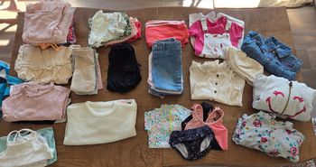 Lot vêtements petite fille