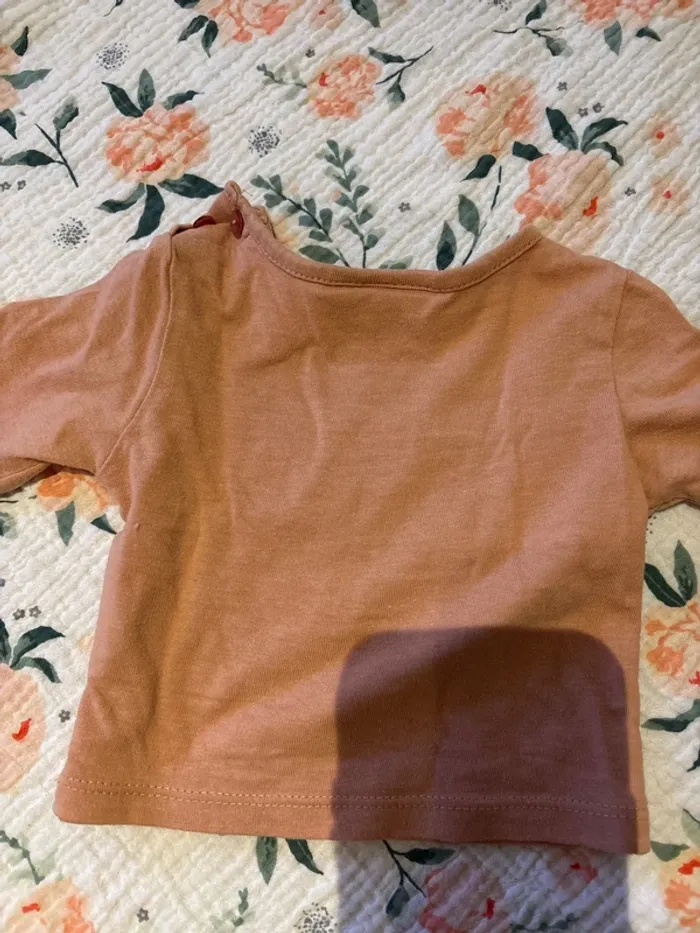 T-shirt manches longues 1 mois - photo numéro 2