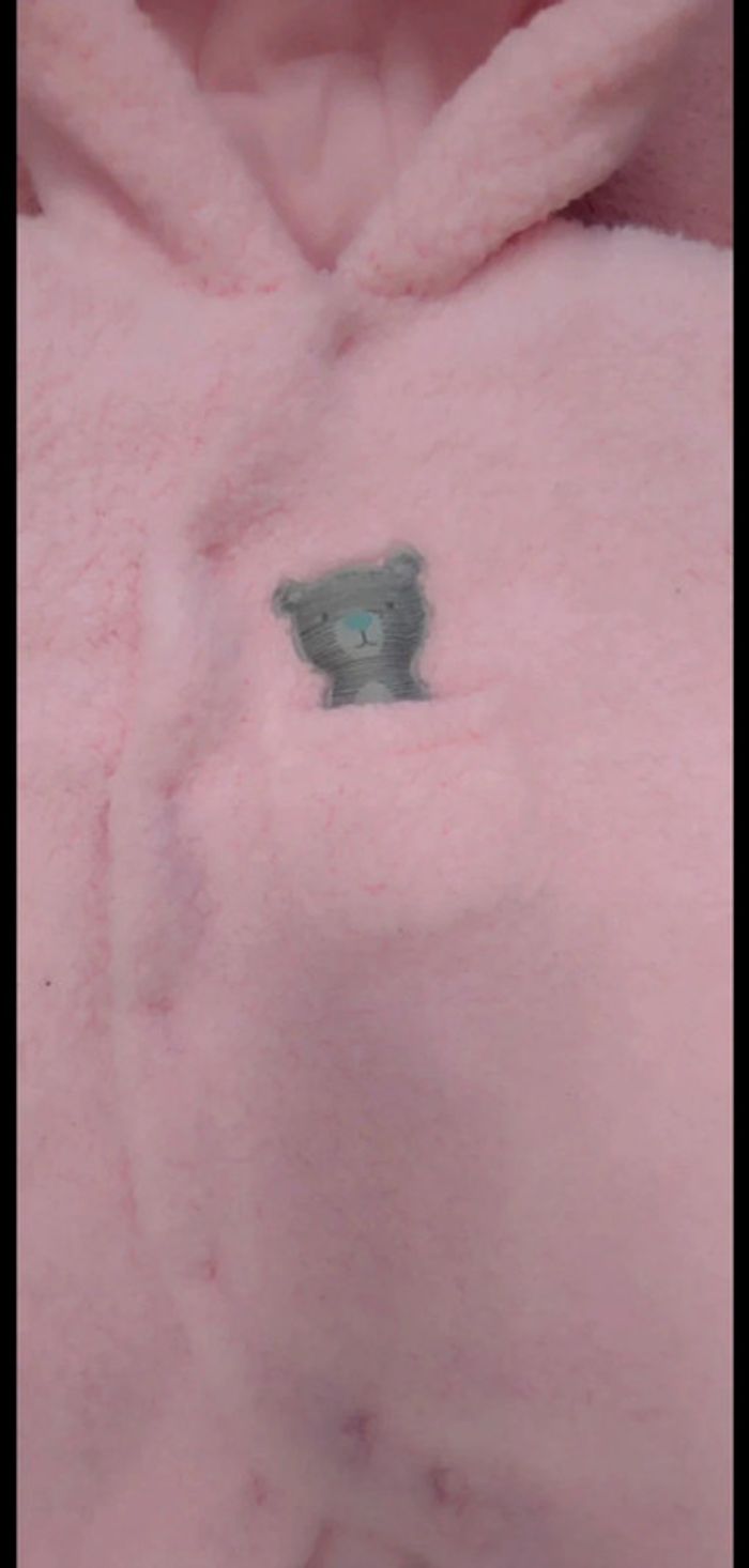 Combi pilote / combi de ski bébé fille 3 mois - photo numéro 2