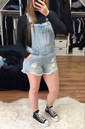 Combi-short en jean - Pimkie