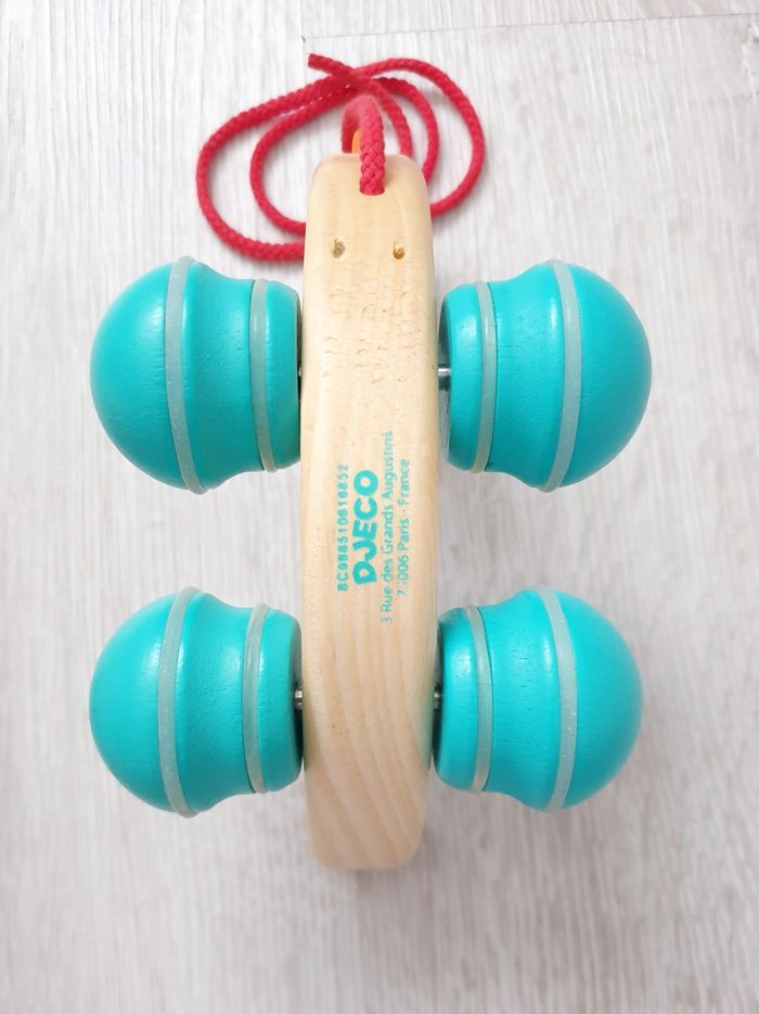 Jouet à tirer escargot Hugo - Djeco - photo numéro 6