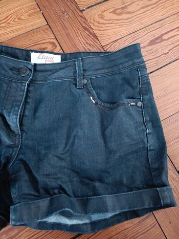 Short en jeans