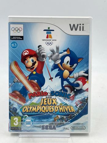 Jeu vidéo Mario et Sonic aux Jeux olympiques d’hiver 2010 sur console Nintendo Wii